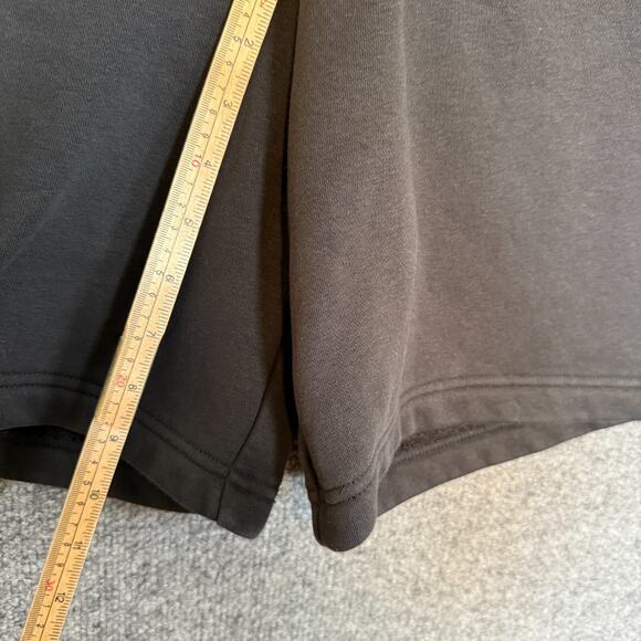 Everlane Shorts Mens 2XL XXL Black Fleece Sweatshorts Casual Stretch‎ Waist - Picture 4 of 8